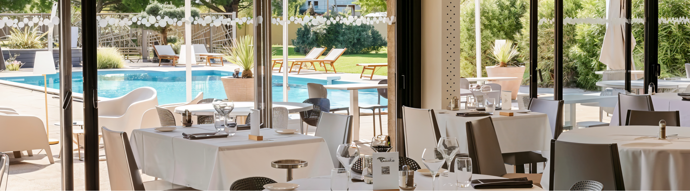 Le restaurant - Hotel Restaurant Sous Les Pins - restaurant ETOILE-SUR-RHONE - Restaurant à Etoile sur Rhone